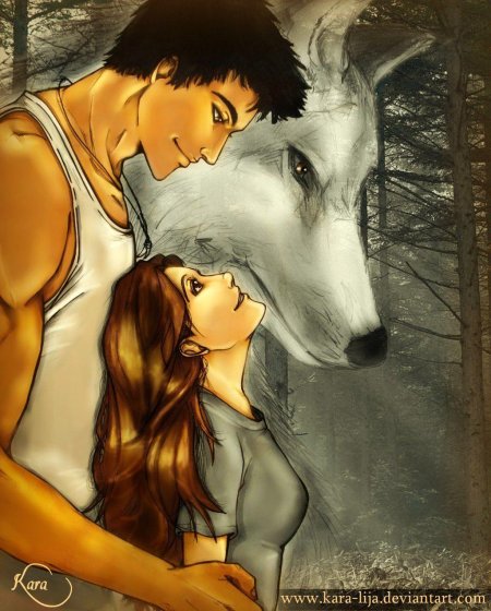 Джейкоб и Ренесми арт