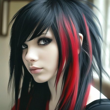 Эмо прическа