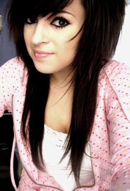 Эмо стрижка женская