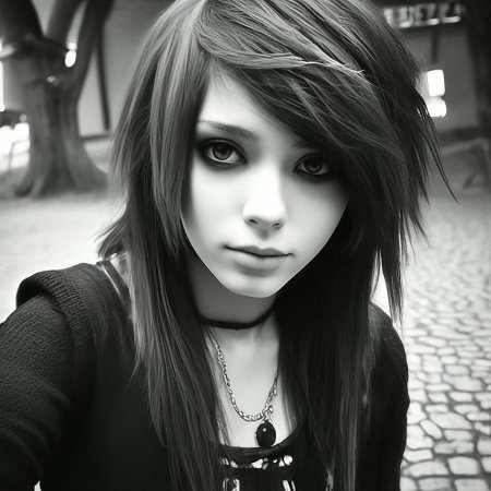 Эмо девушка
