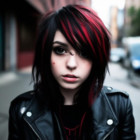 Эмо стиль девушки