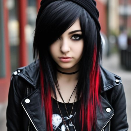 Эмо девушка