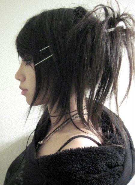 Волос прическа