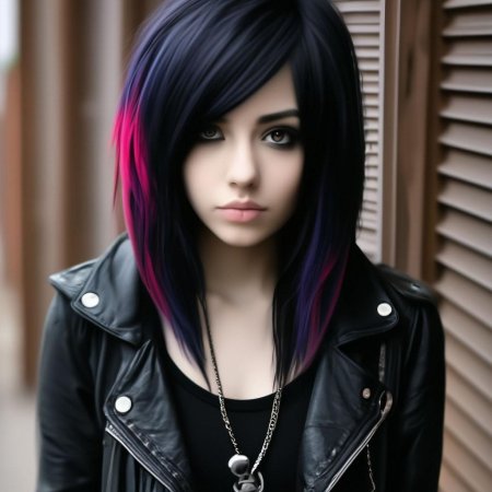 Эмо стиль девушки