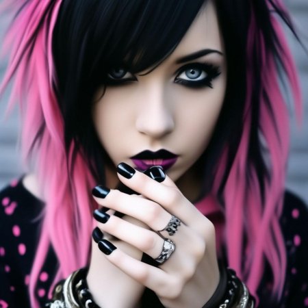 Эмо макияж для девушек