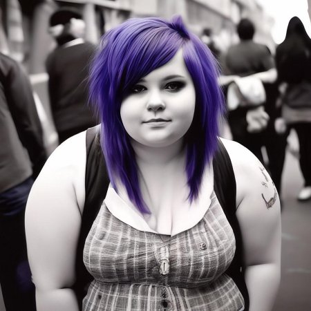 Девушка жирная