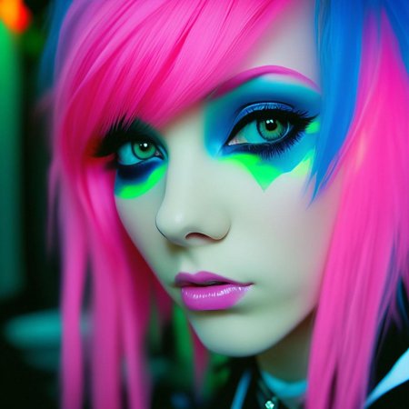 Макияж в стиле эмо