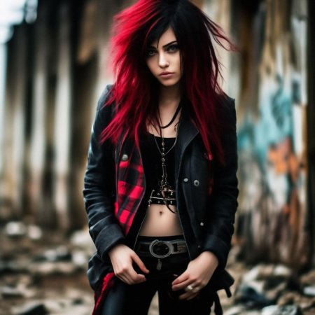 Эмо девушка