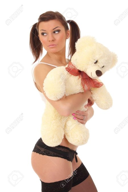 Секси девушки с плюшевые медведи
