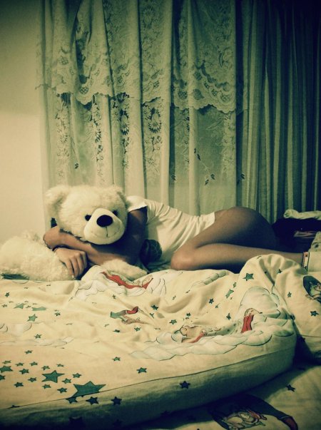 Девушка в пижаме