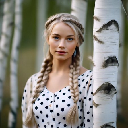 Девушка русая