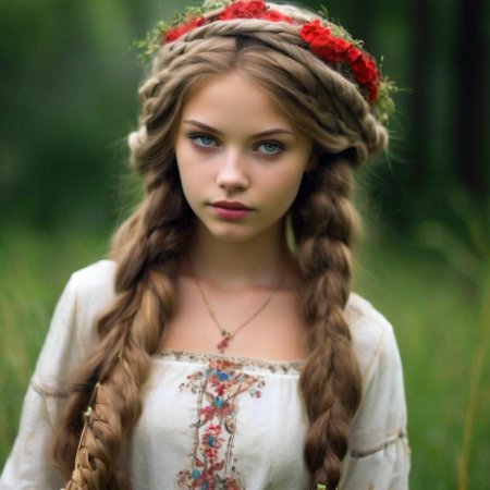 Красивая славянская девушка