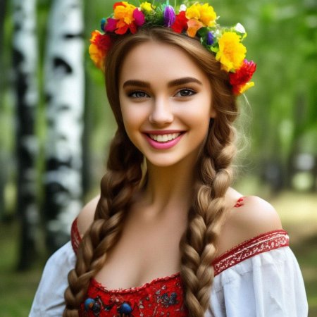 Очень красивая русская девушка