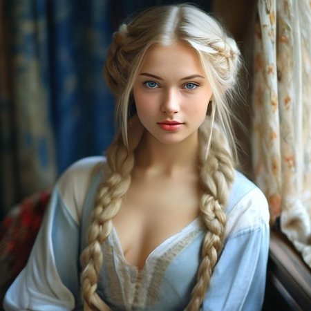 Красивая русская девушка