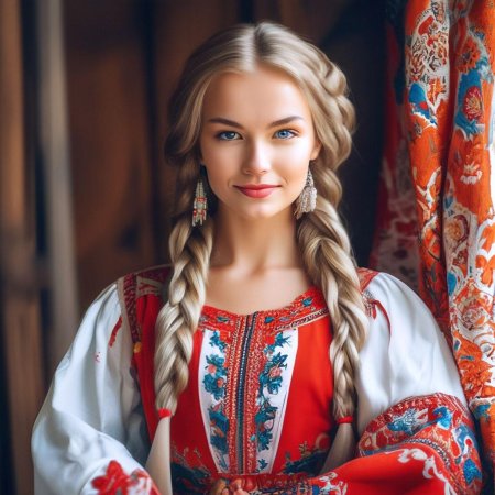 Русская народная красавица