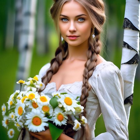 Красивая русская девушка