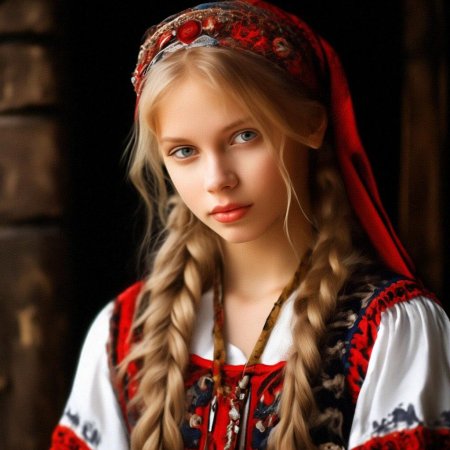 Красивая русская женщина