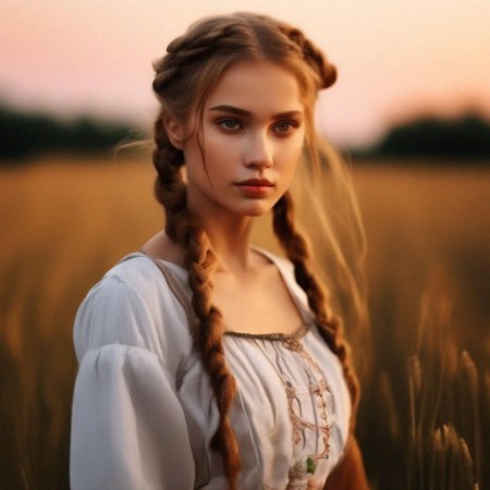 Девушка крестьянка