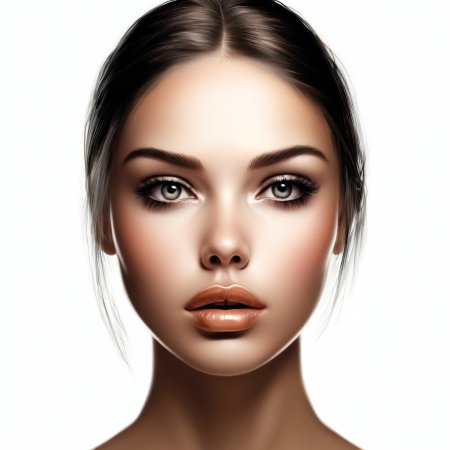 Девушка анфас