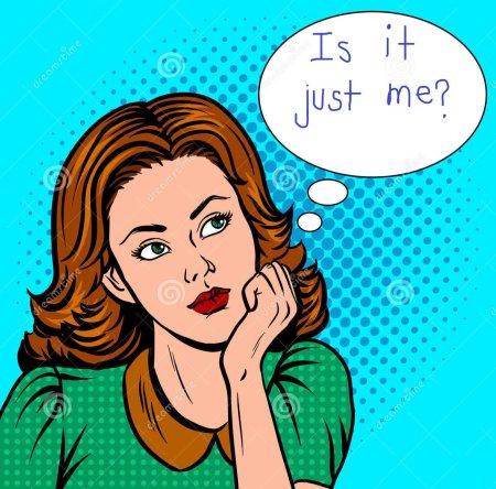 Задумчивая девушка