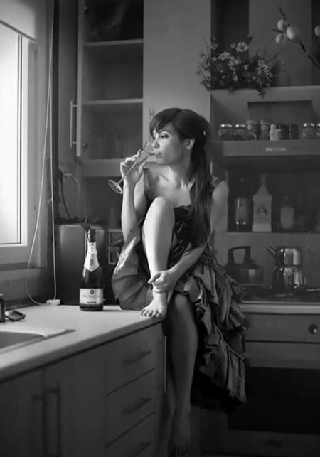 Фотосессия на кухне