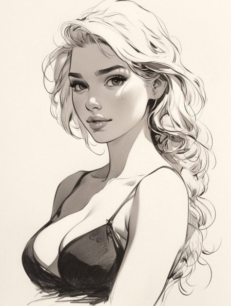 Рисунки девушек