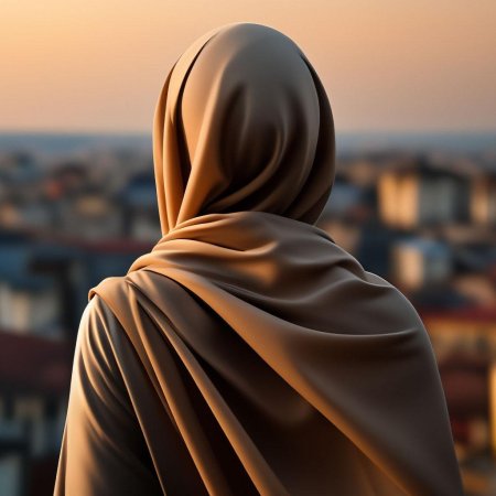 Мусульманка со спины