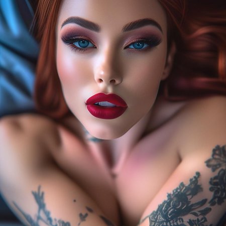 Девушка макияж