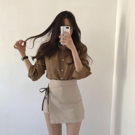 Корейские аутфиты Эстетика софт