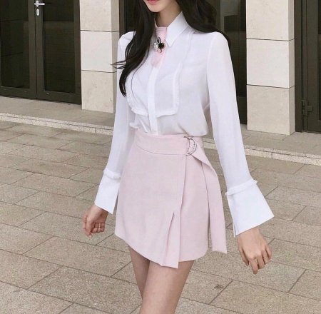 Корейские аутфиты Эстетика софт