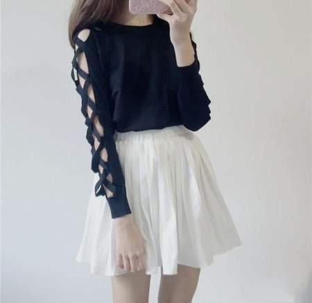 Корейская одежда для девушек юбки