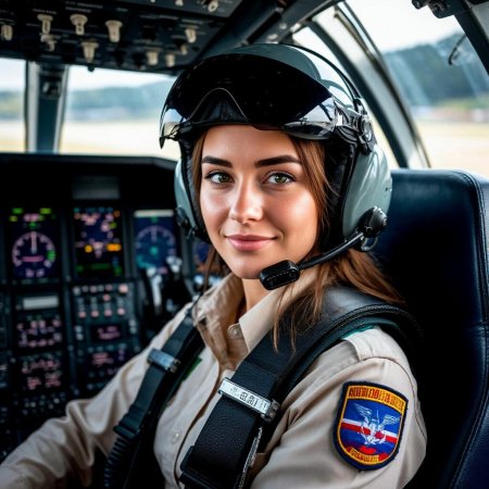 Девушка летчик