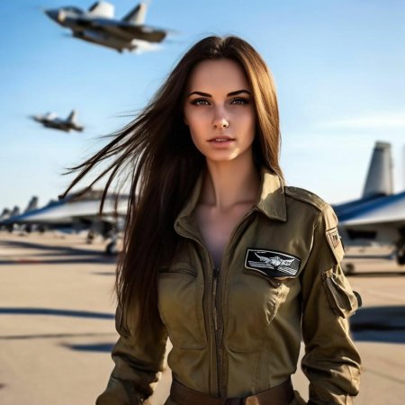Девушка летчик