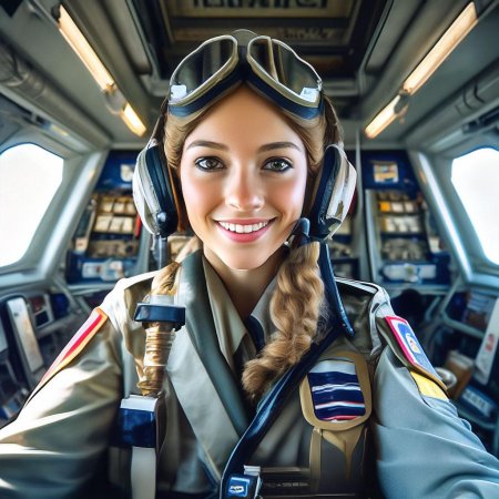 Пилот девушка