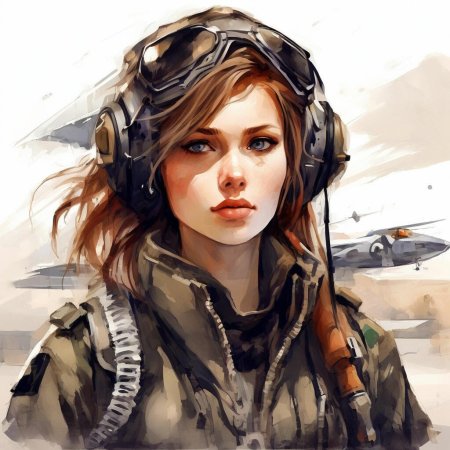 Пилот женщина