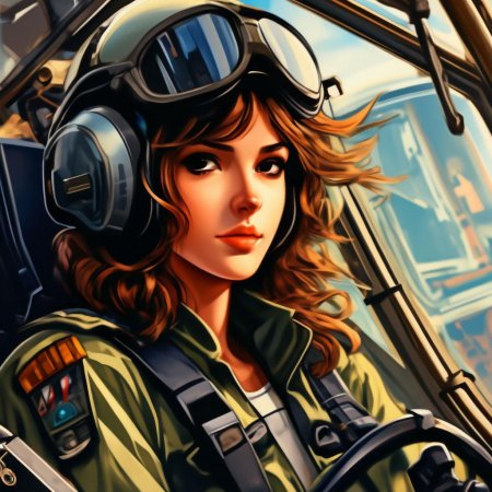 Девушка летчик