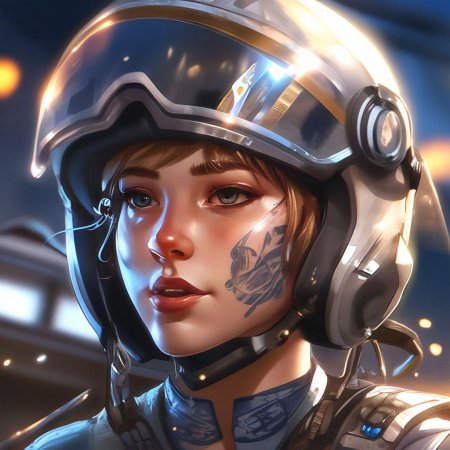 Девушка космонавт