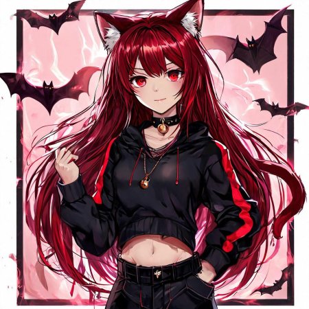 Крутая аниме девушка