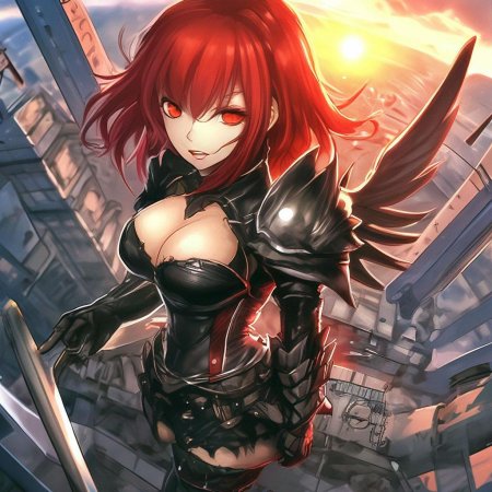 Аниме девушка демон