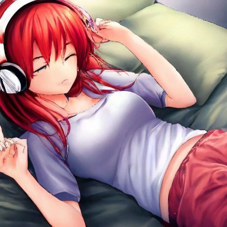 Девушка в аниме