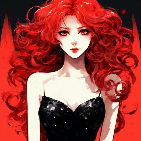 Рыжая девушка