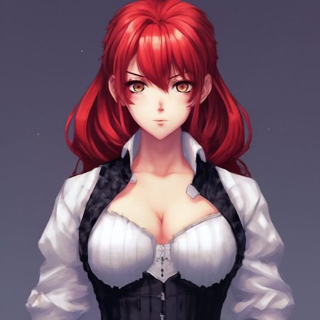 Грудь аниме девушки