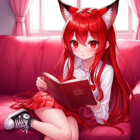 Милая аниме девушка