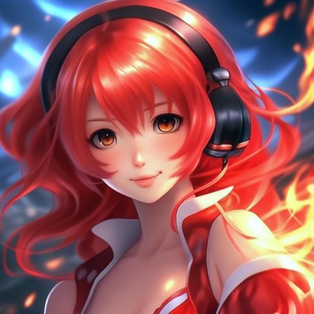 Аниме девушки с рыжими волосами