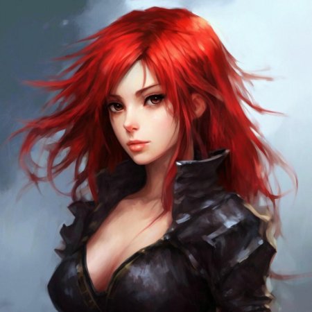 Рыжая волосы