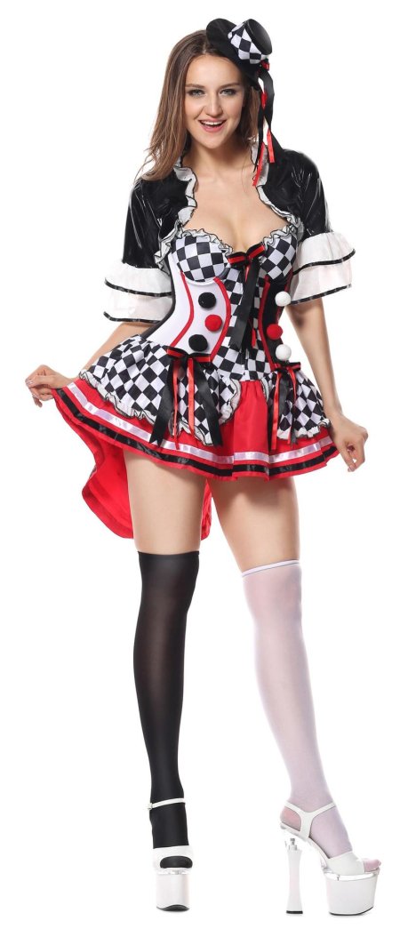 Костюм Арлекина для девочек