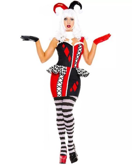 Харли Квинн костюм клоуна