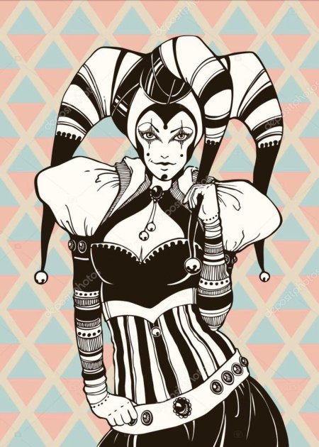 Арлекин эскиз