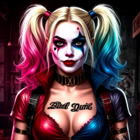 Харли квинн арты