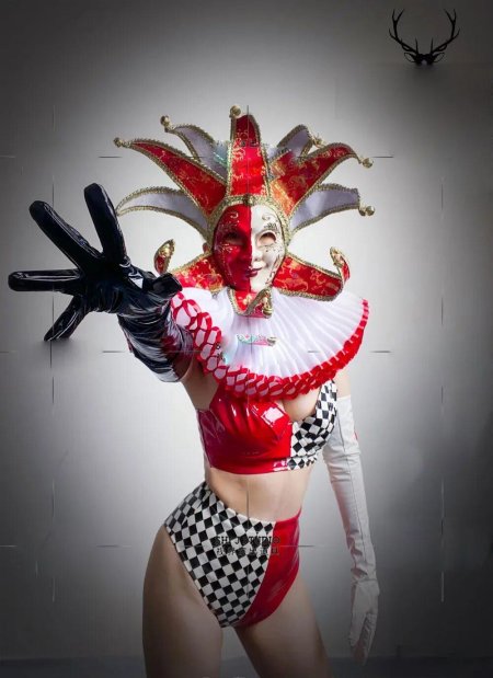 Костюм клоуна женский